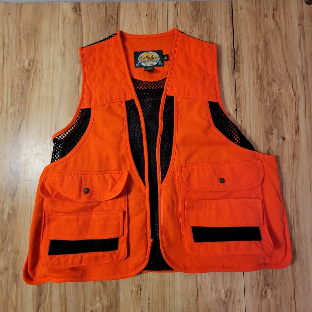 Cabelas Outdoor Gear Orange Mesh Vest S
